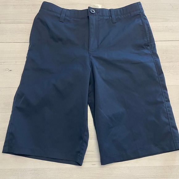 Under armour boys navy blue button golf shorts size 16‎ - Picture 1 of 4